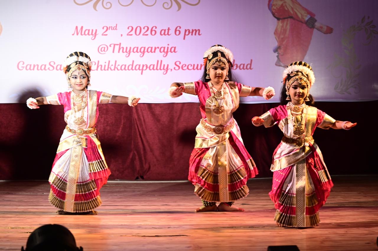 Young dancers performing