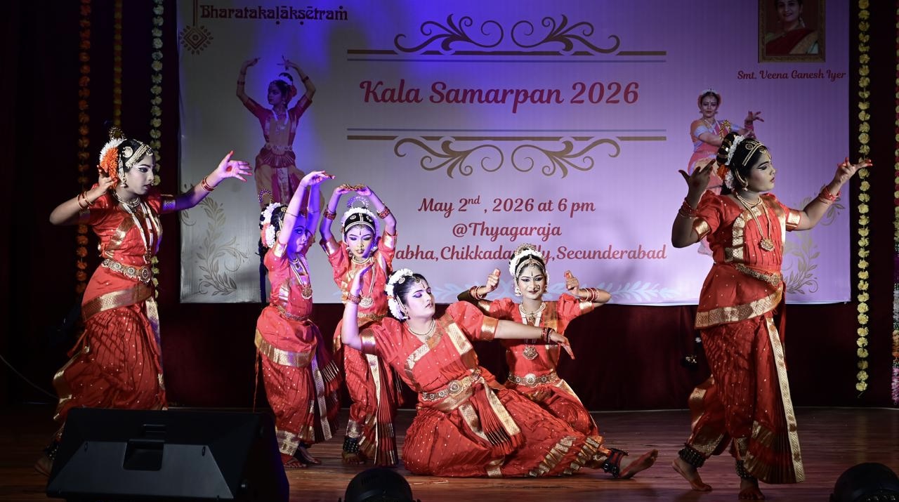 Classical dance group on stage